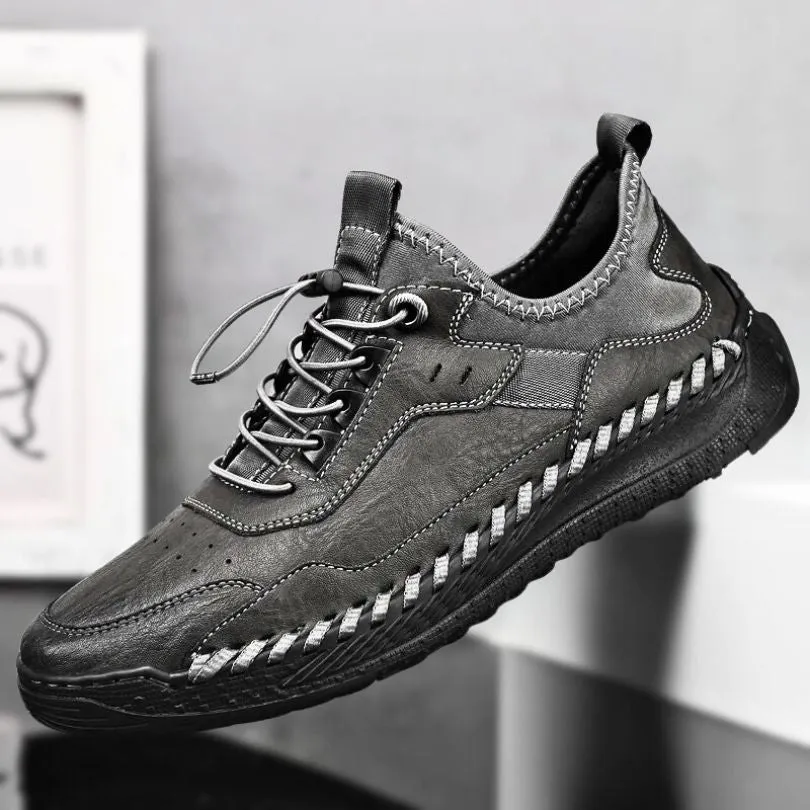 ACE GENUINE LEATHER LOW TOP SNEAKERS