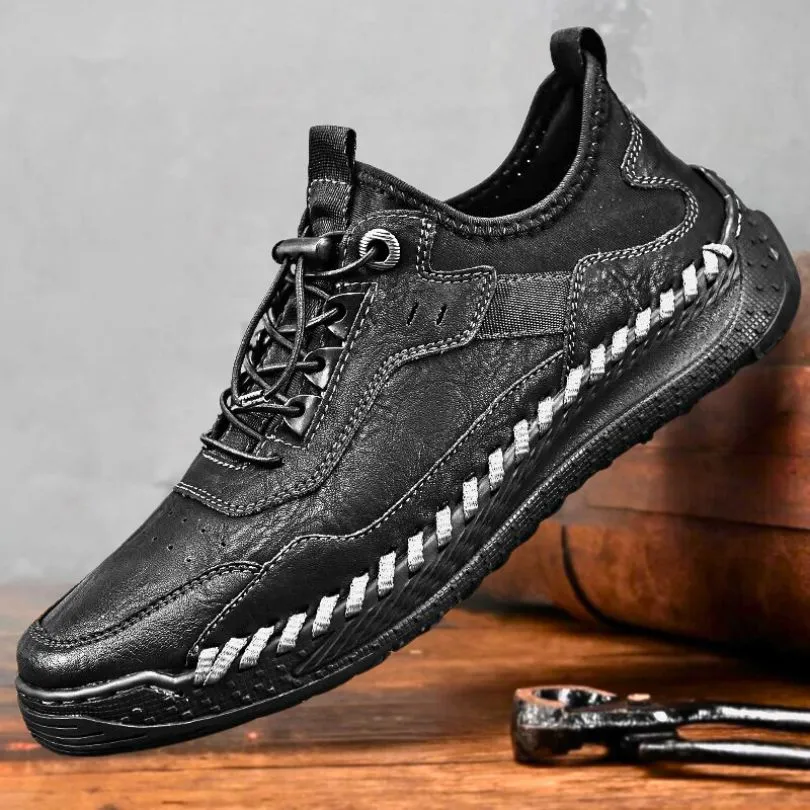 ACE GENUINE LEATHER LOW TOP SNEAKERS