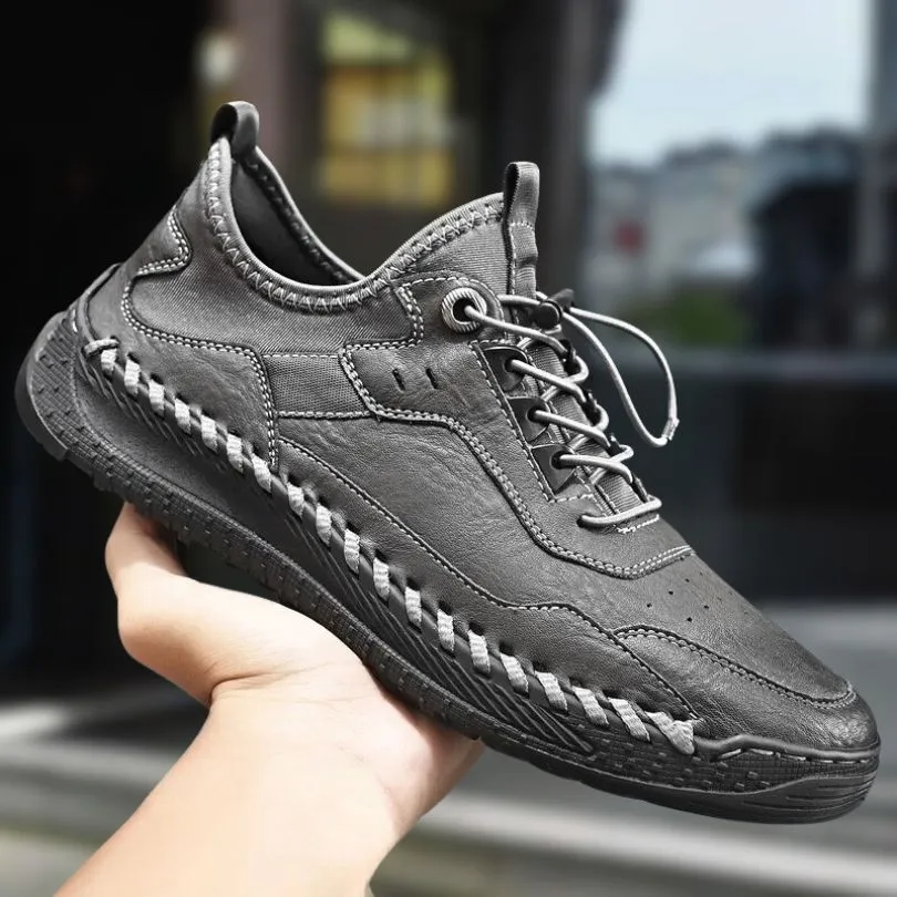 ACE GENUINE LEATHER LOW TOP SNEAKERS