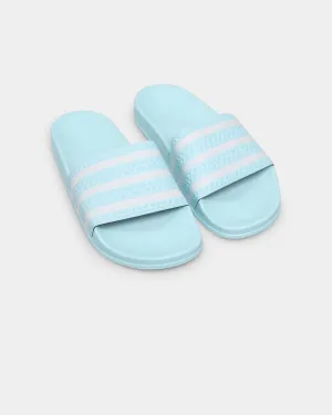 Adidas Adilette Slides Halo Mint / Cloud White