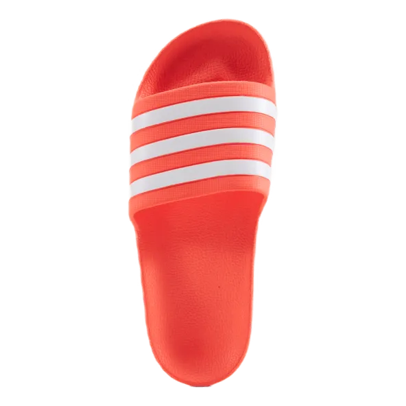 Adilette Aqua Slides Solar Red / Cloud White / Solar Red