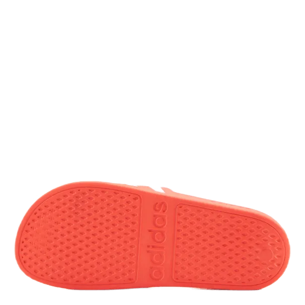 Adilette Aqua Slides Solar Red / Cloud White / Solar Red