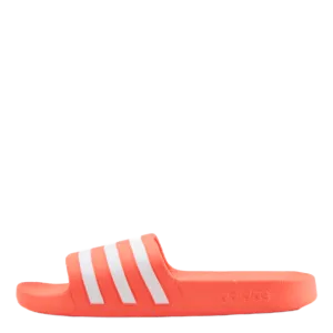 Adilette Aqua Slides Solar Red / Cloud White / Solar Red