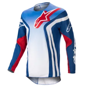 ALPINESTARS 2023 RACER SEMI JERSEY - BLUE HOT ORANGE