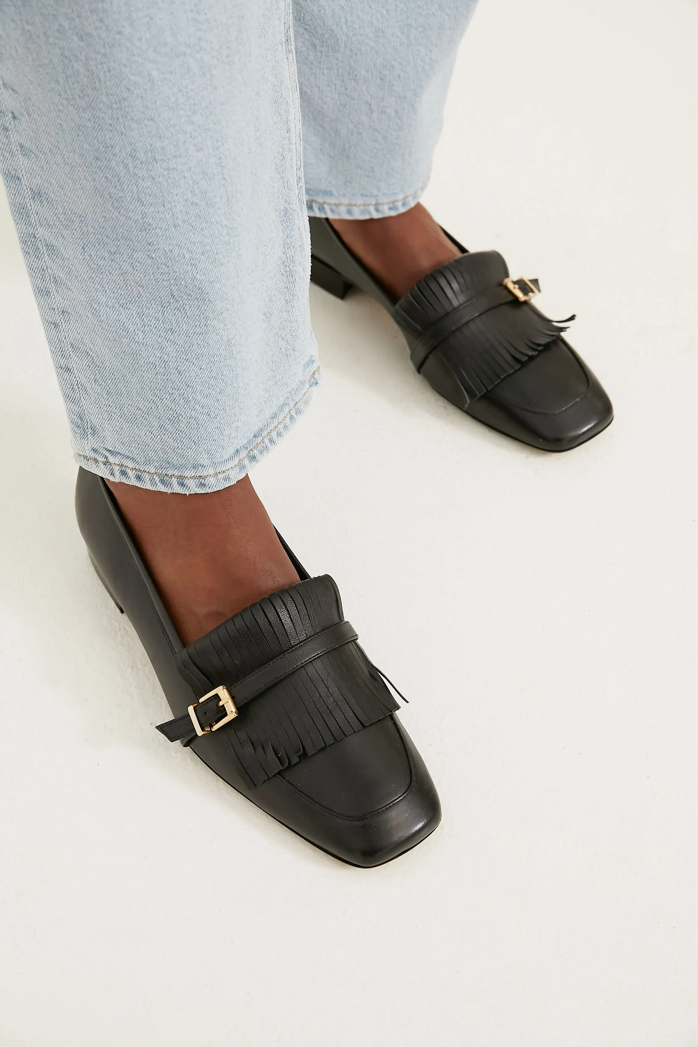 Black Kiltie Loafer