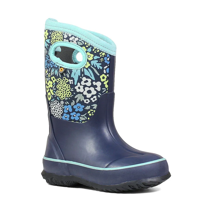 BOGS Blue Multi NW Garden Classic Boots