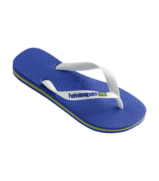 Brazil Logo Flip Flops Marine Blue