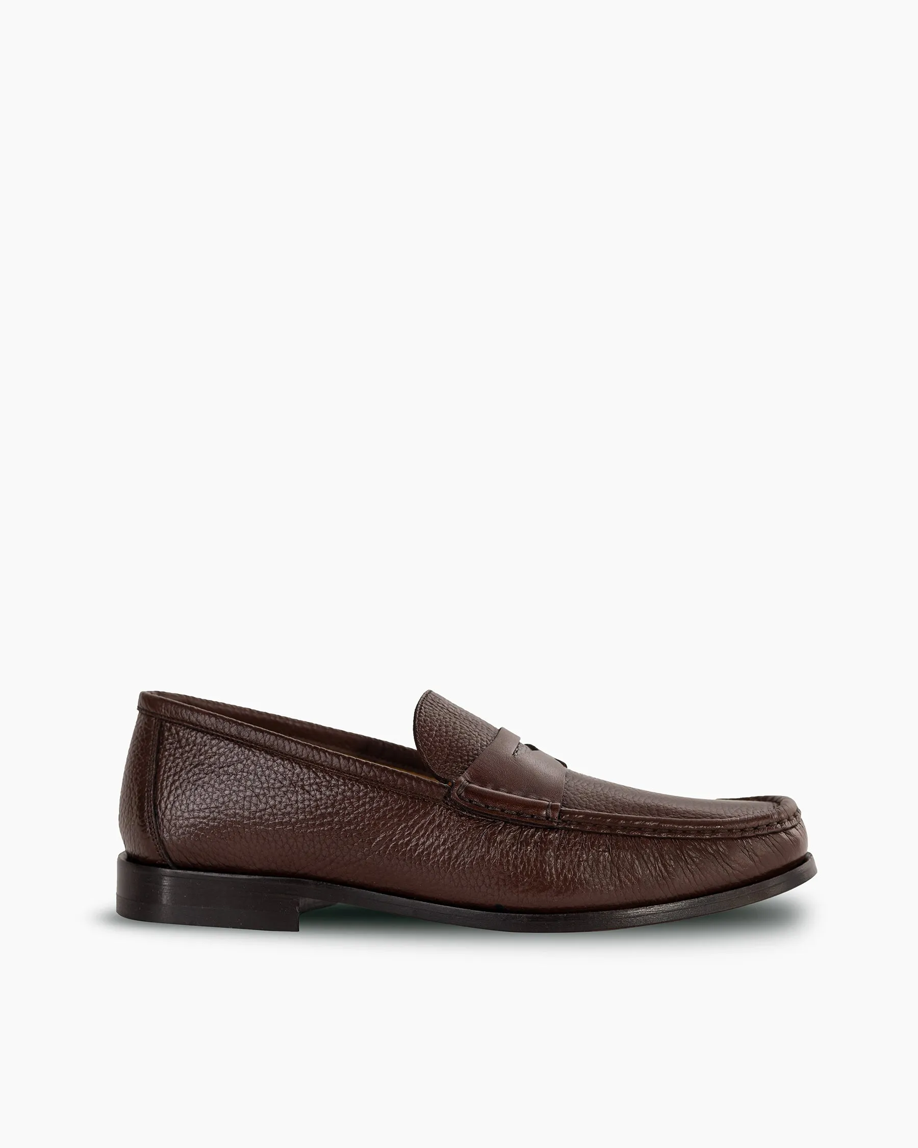 Brown Calf Leather Penny Loafer