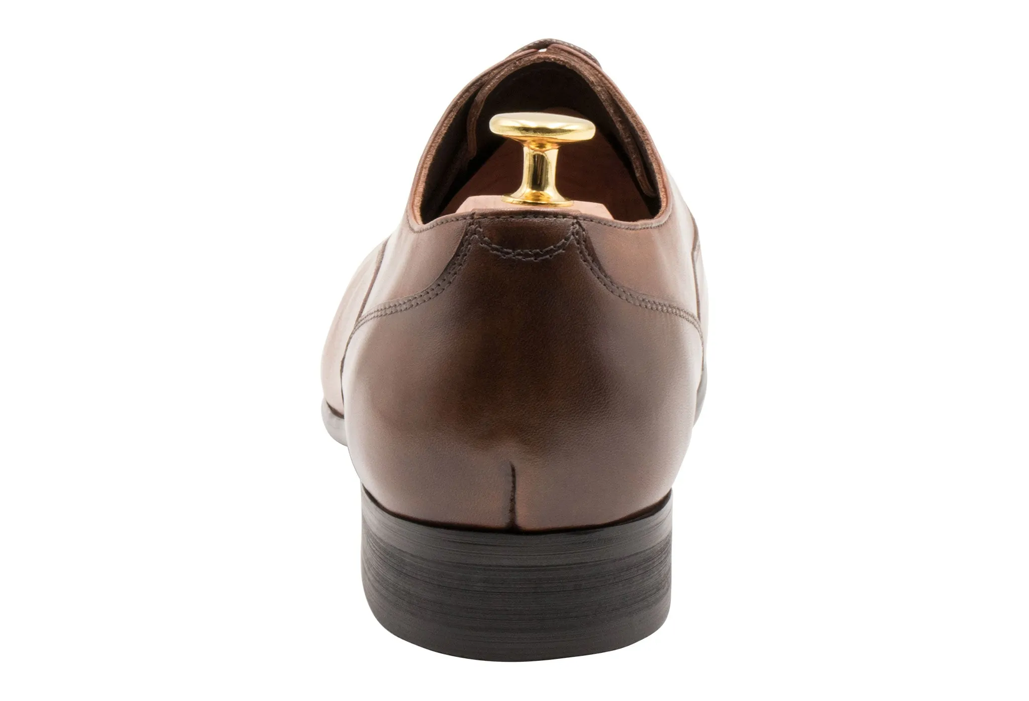 Calafate Straight Cap Chestnut Oxford