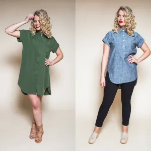 CLOSET CORE • Kalle Shirt & Shirtdress Sewing Pattern