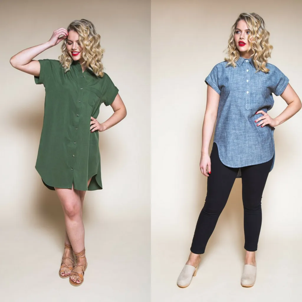 CLOSET CORE • Kalle Shirt & Shirtdress Sewing Pattern