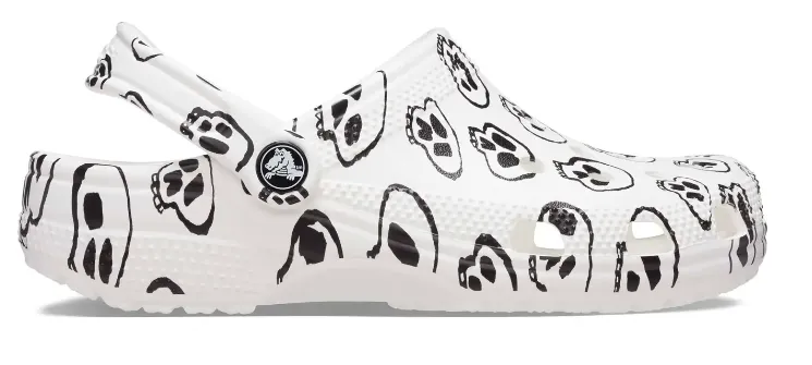 Crocs Classic Clogs Skull Print