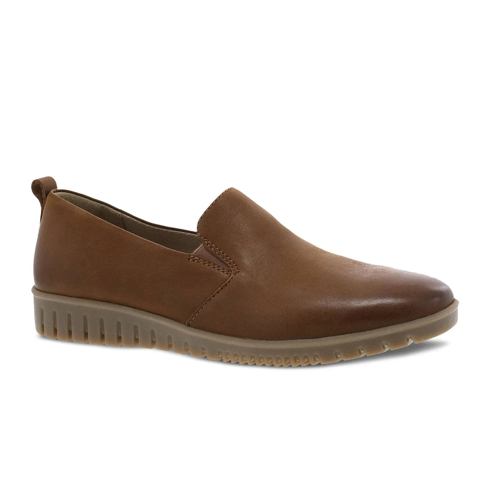 Dansko Linley Slip On (Women) - Tan Burnished Calf