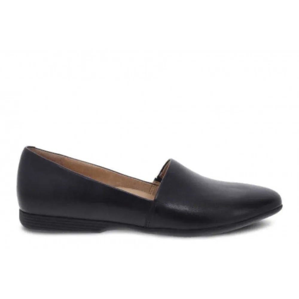 Dansko Women's Larisa Slip-On Flat Black Nappa