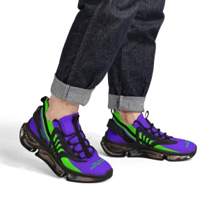 DCYG X2 Purple & Green Air Max React Sneakers - Black