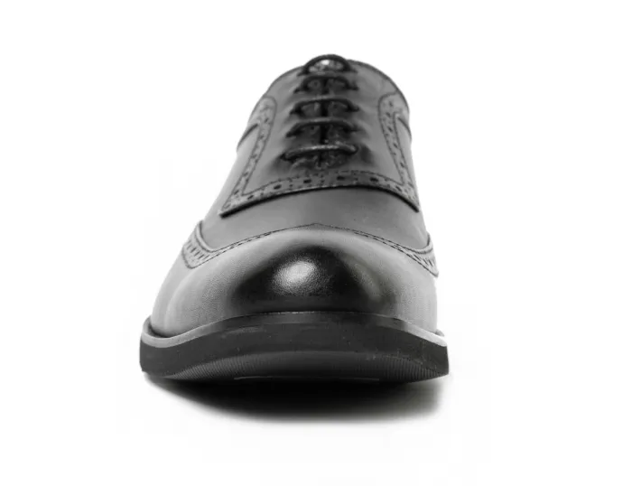 Dublin Black Rubber Sole