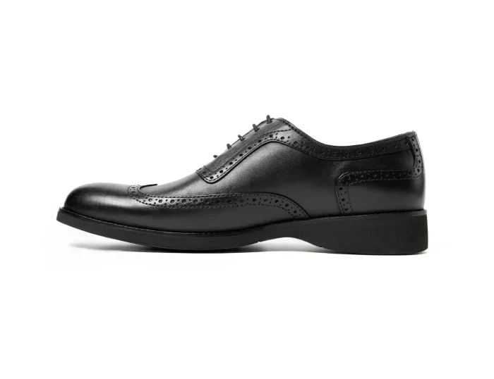 Dublin Black Rubber Sole