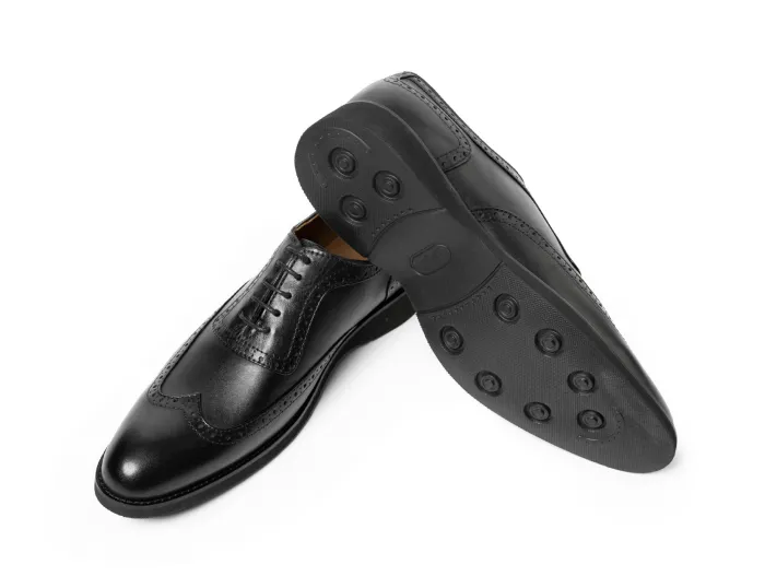 Dublin Black Rubber Sole