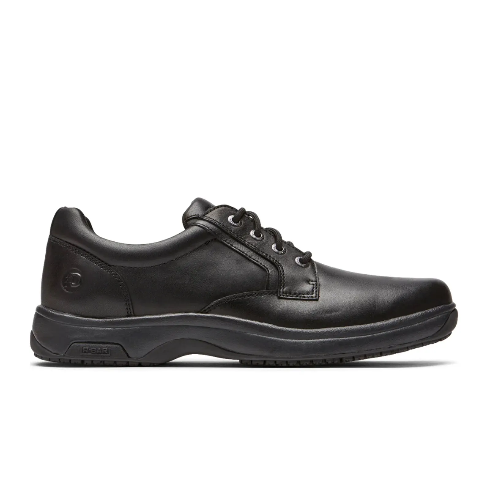 Dunham 8000 Service Plain Toe Oxford Work Shoe (Men) - Black