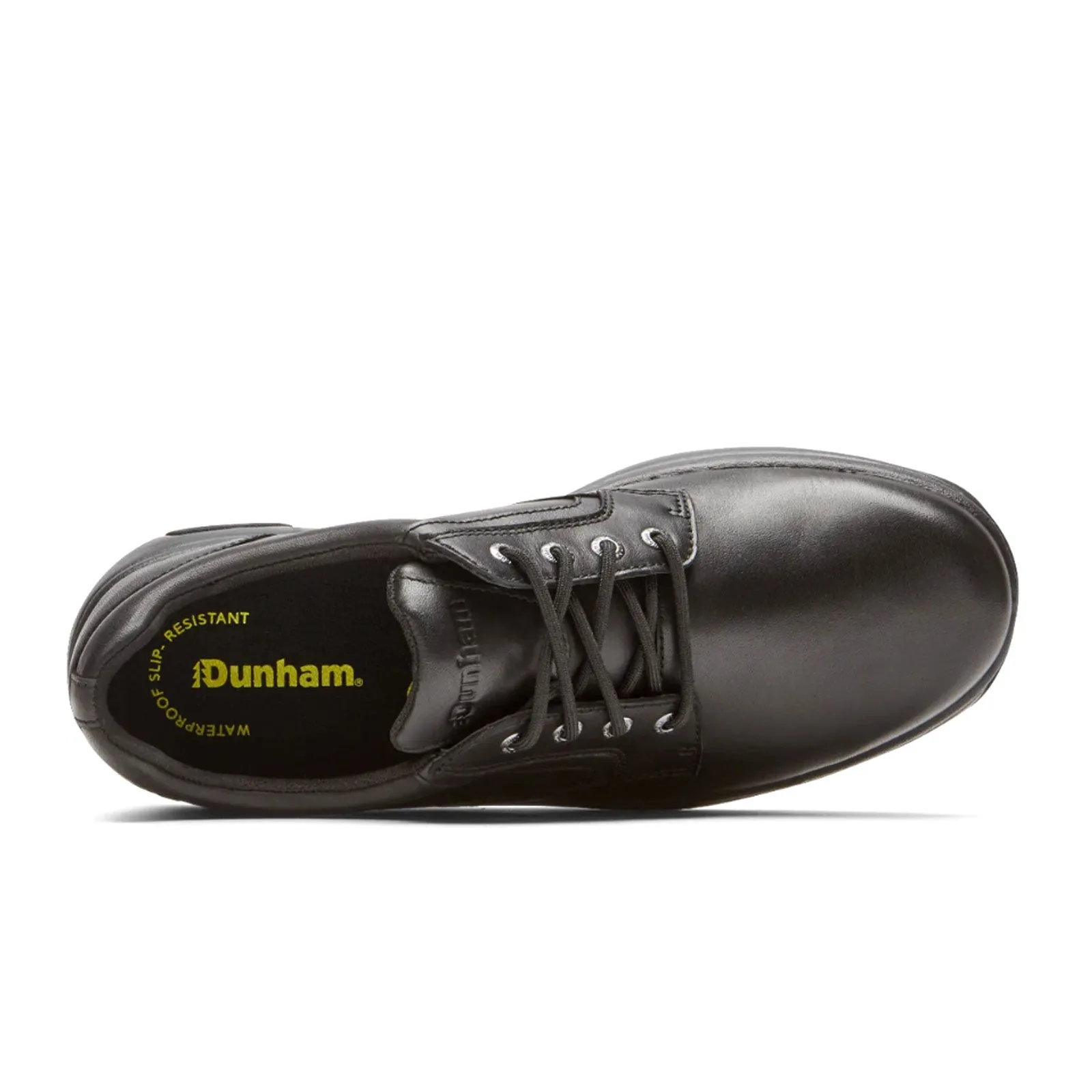 Dunham 8000 Service Plain Toe Oxford Work Shoe (Men) - Black