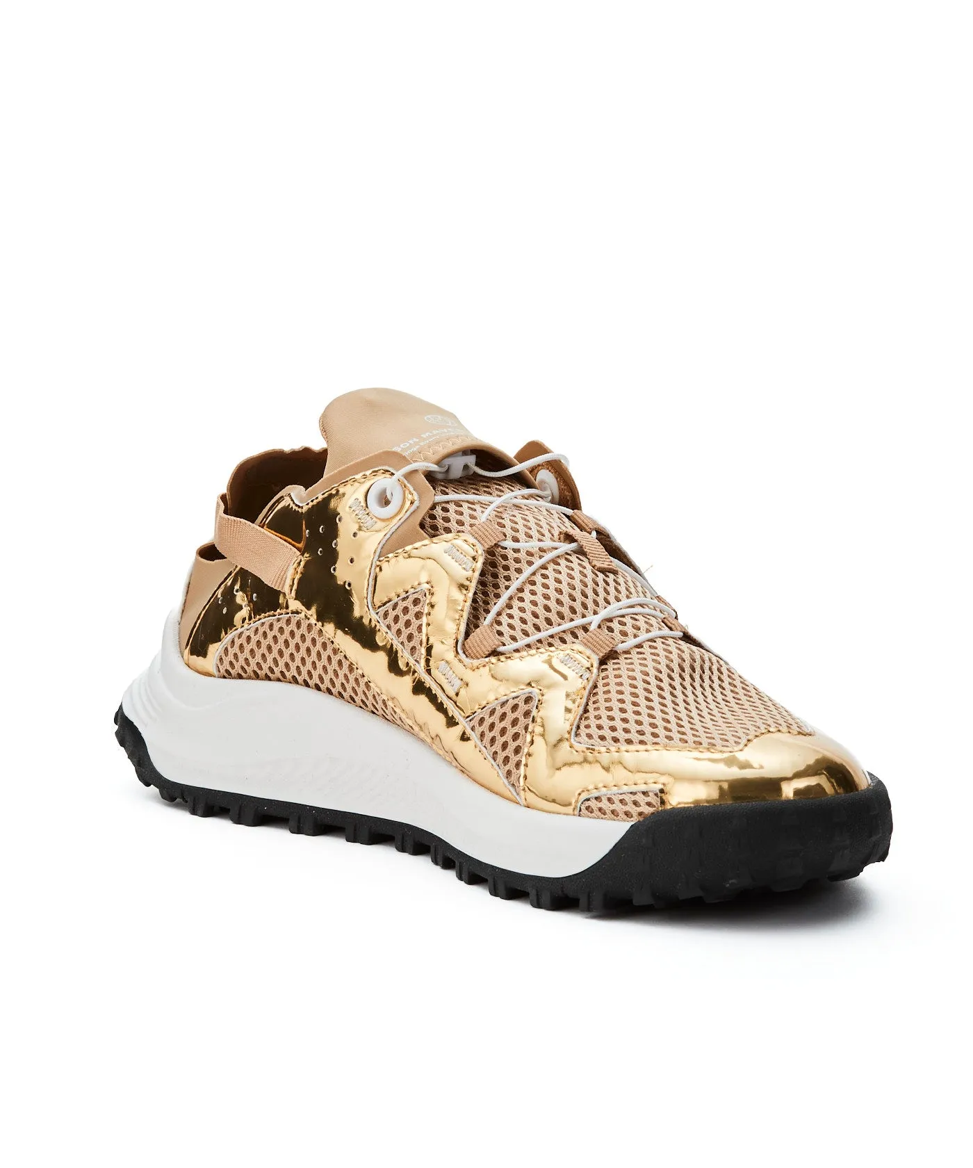 Easy Strap Track Sneakers - Gold