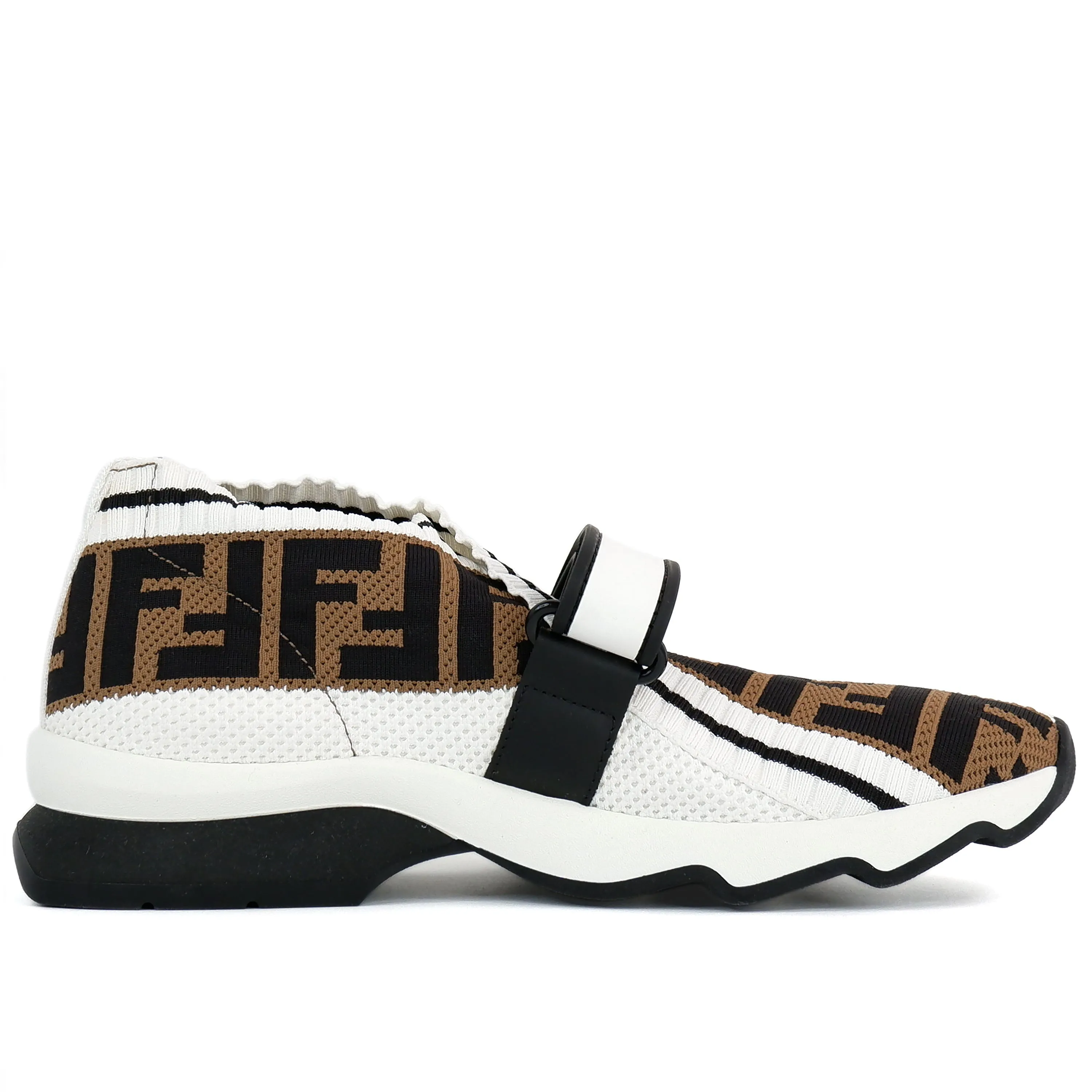 Fendi Sneakers Brown Black