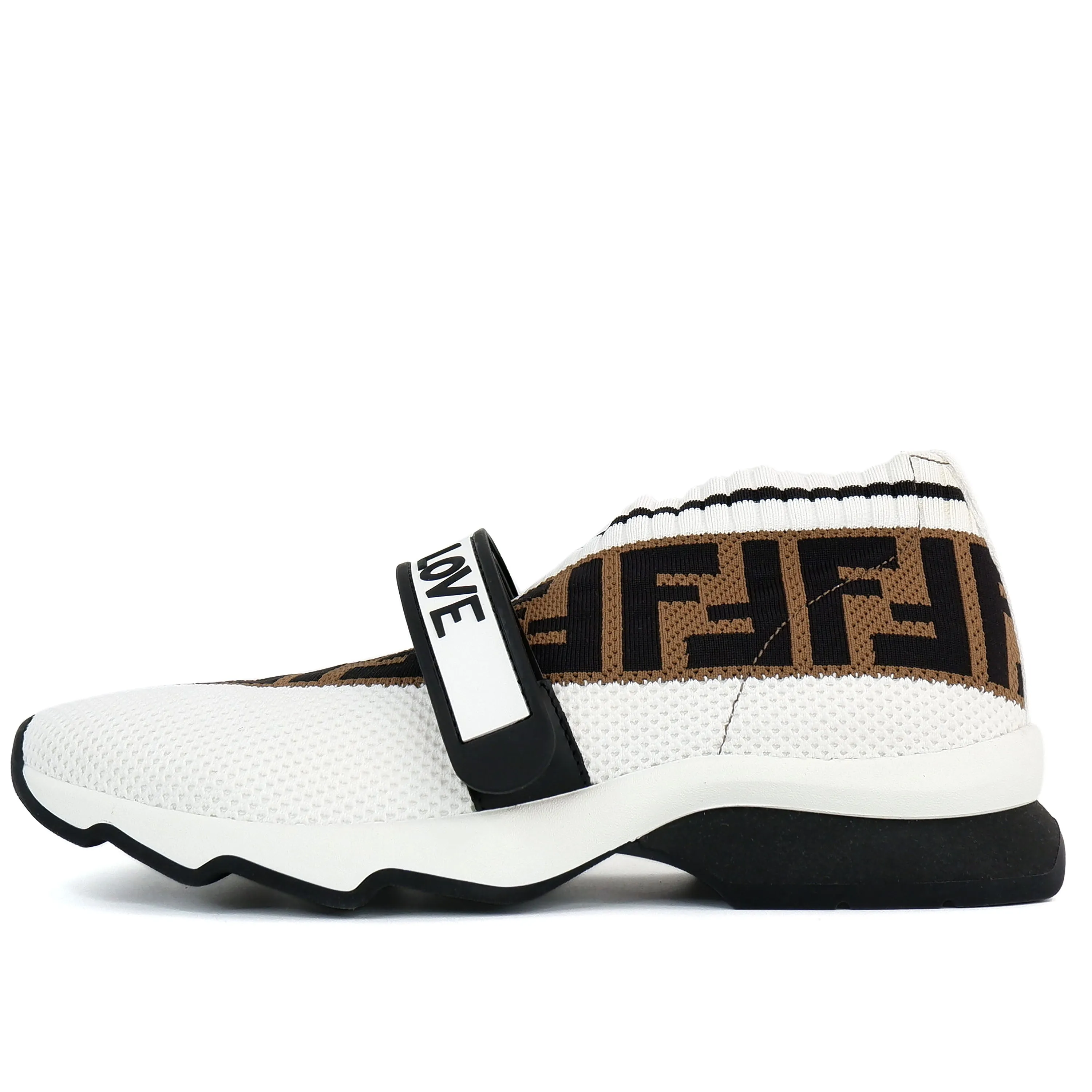 Fendi Sneakers Brown Black