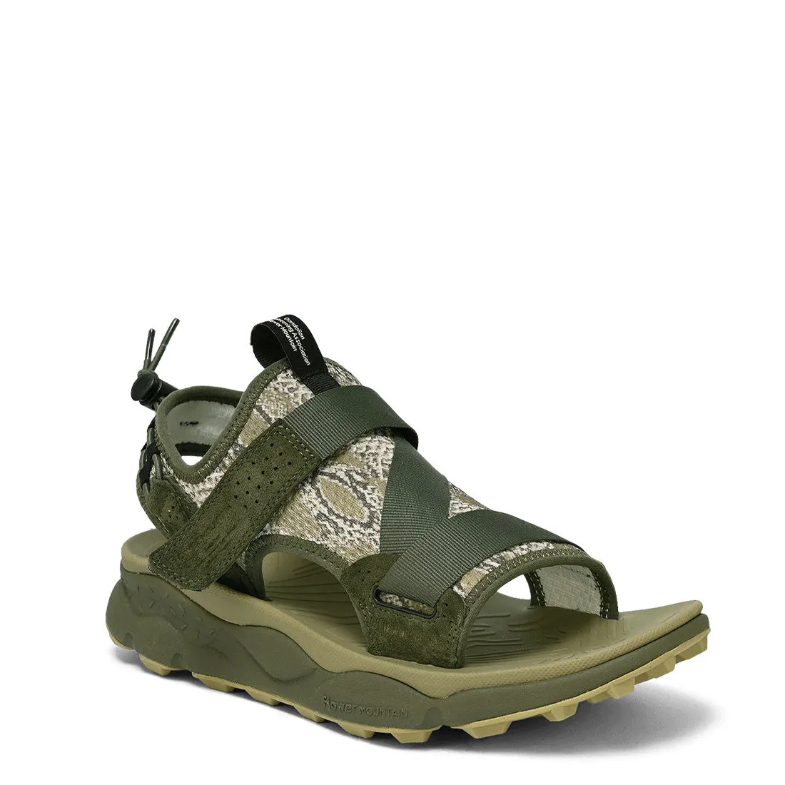 Flower Mountain x YMC Nazca Man Sandals Military