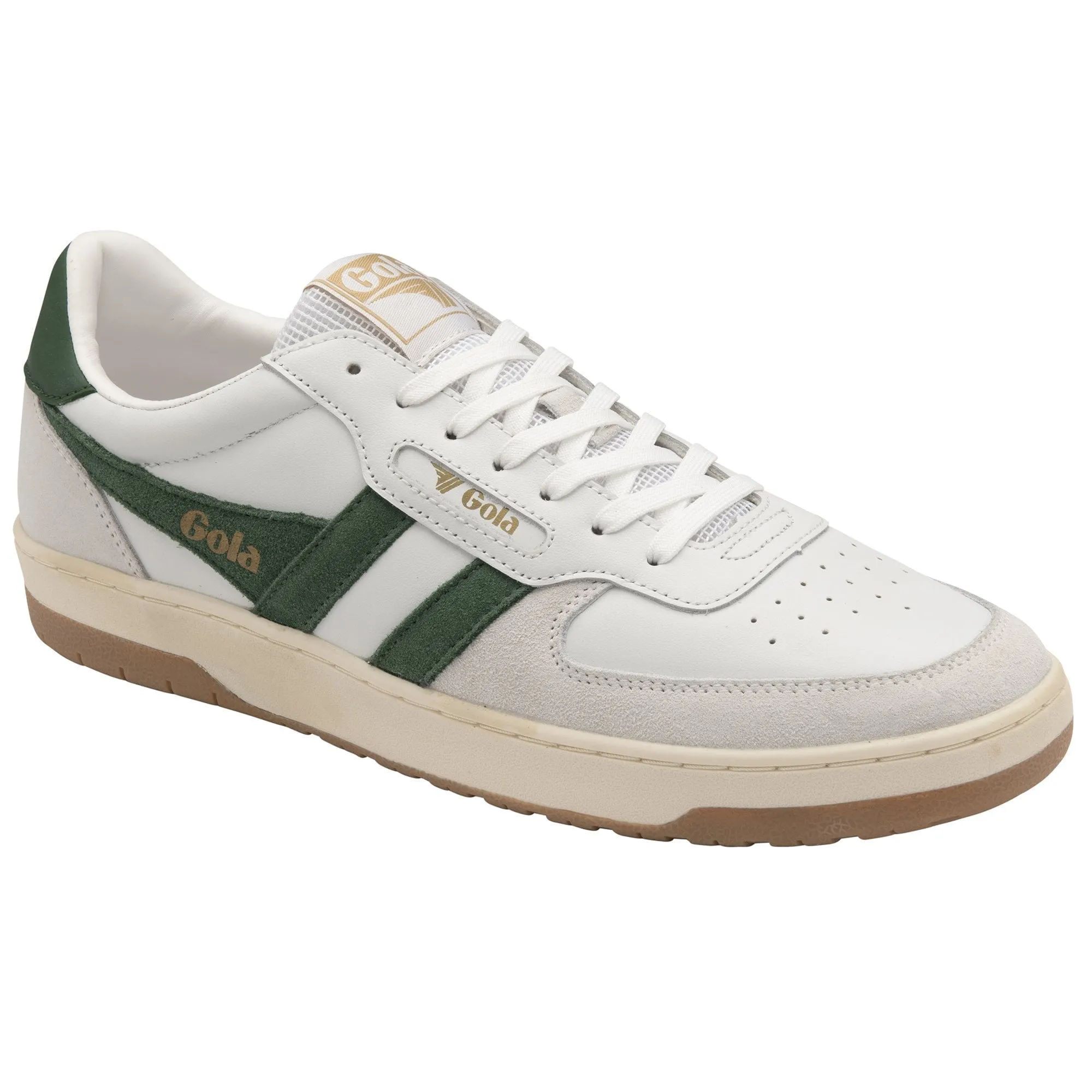 Hawk Sneaker (White   Dark Green)