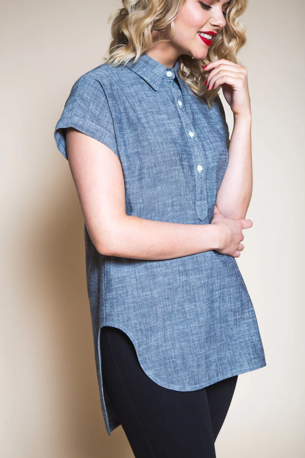 Kalle Shirt   Shirtdress Pattern (WHOLESALE)