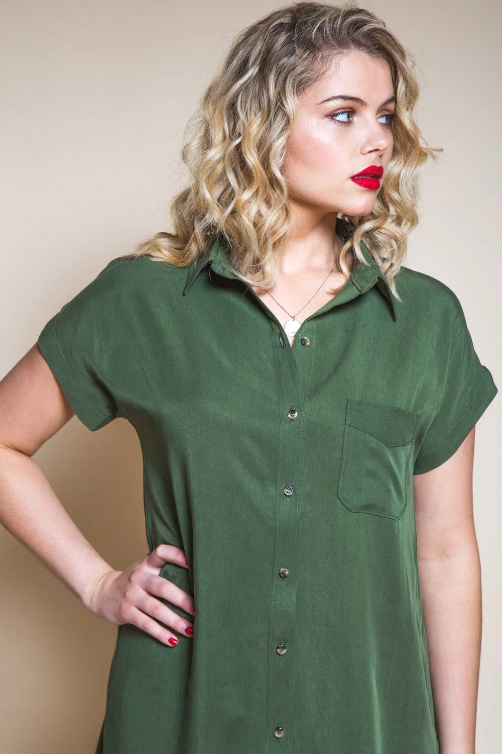 Kalle Shirt   Shirtdress Pattern (WHOLESALE)