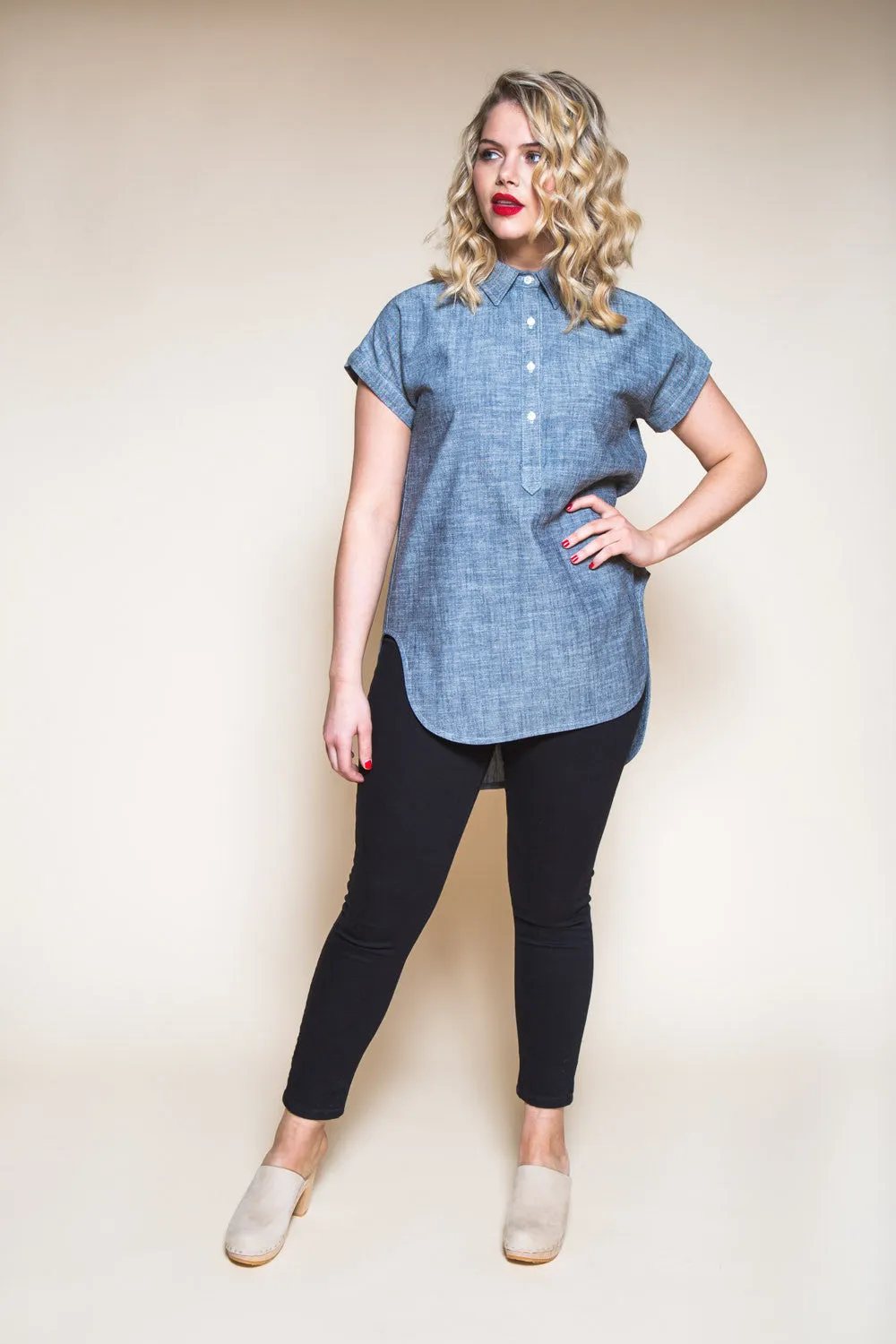 Kalle Shirt   Shirtdress Pattern (WHOLESALE)