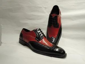 Killian -- Men's Dress Oxford -- Black/Red