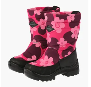 KUOMA WINTER BOOTS PUTKIVARSI PINK FLOWERS