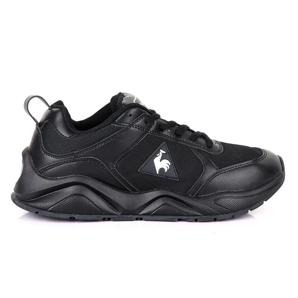 Le Coq Sportif Black Mesh Sneakers