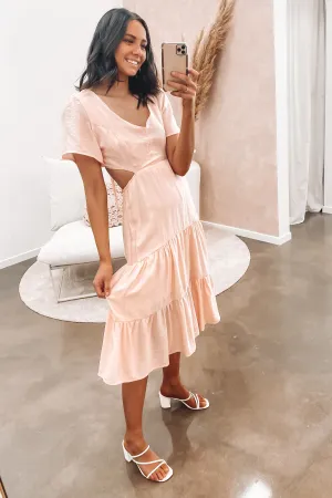 Lola Midi Dress Pink