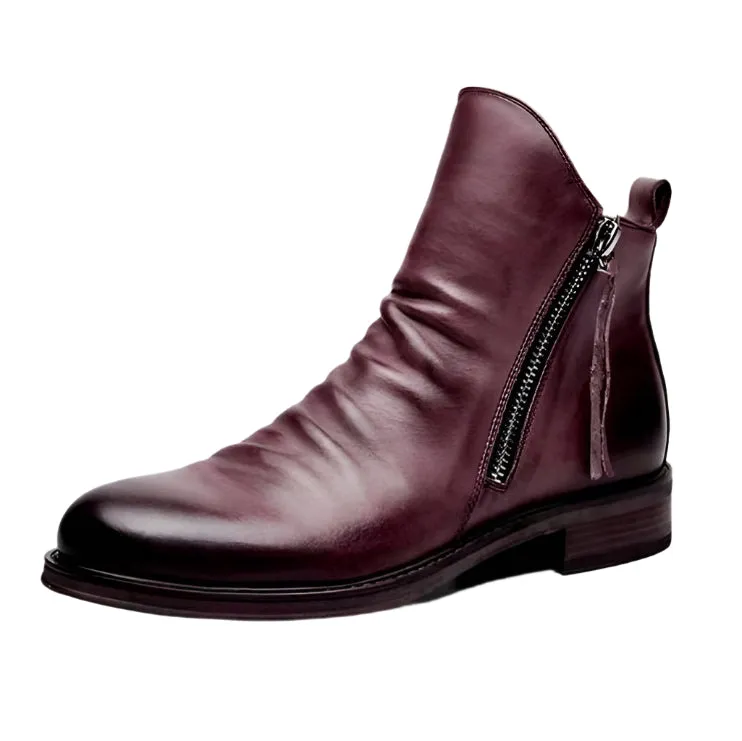 Men's Casual PU Leather Chelsea Boots Shoes