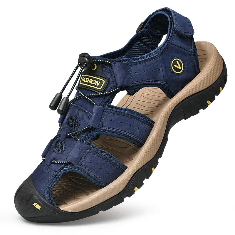 MEN'S OUTDOOR SPORTS LEATHER SANDALS