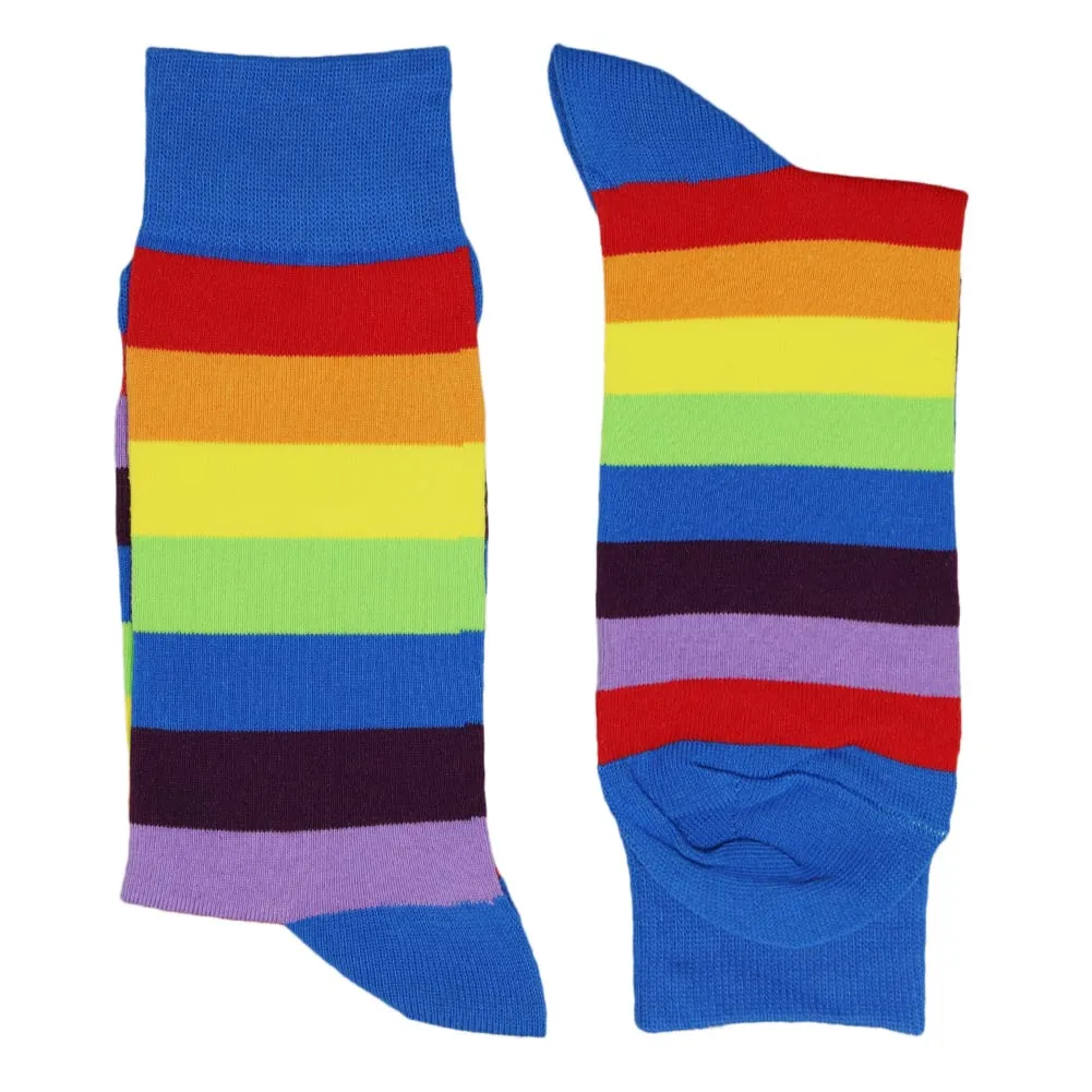 Men's Rainbow Striped Socks