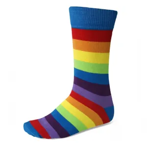 Men's Rainbow Striped Socks