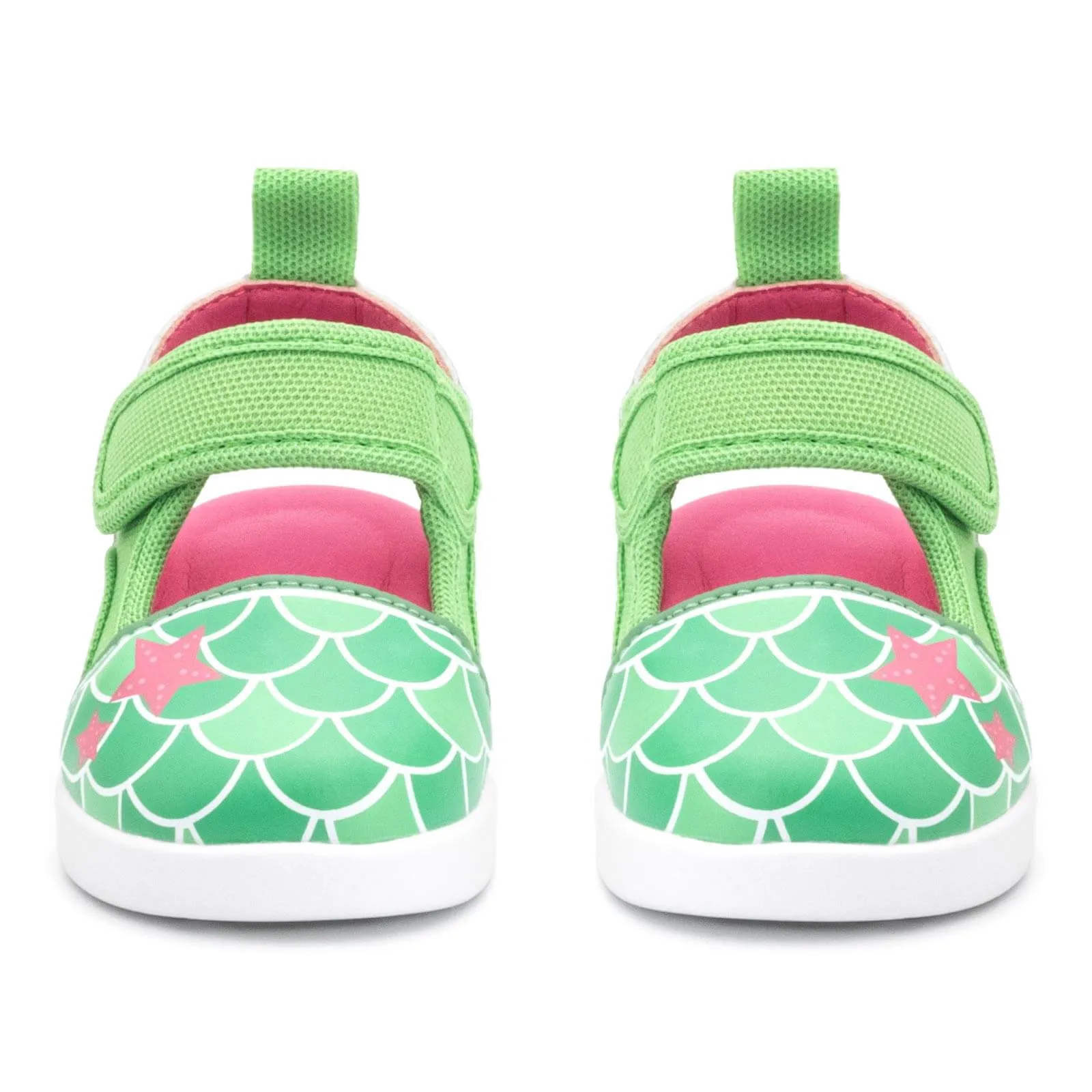 Mermaid Squeaky Toddler Sandals | Green