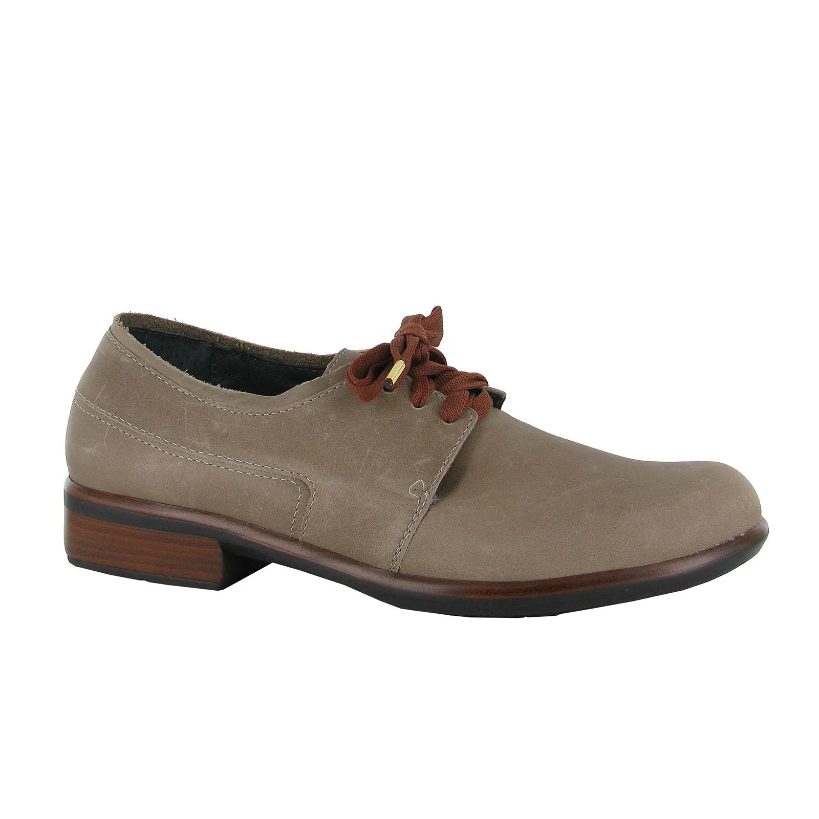 Naot Blizzard Oxford (Women) - Bark Nubuck