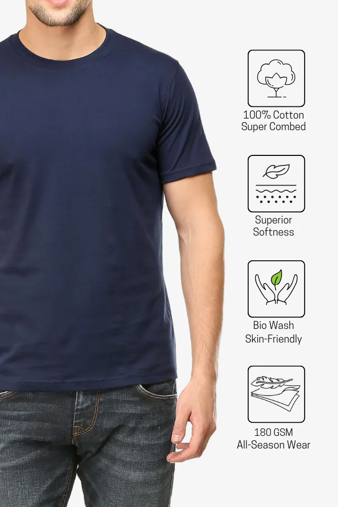 Navy Blue T-shirt for men