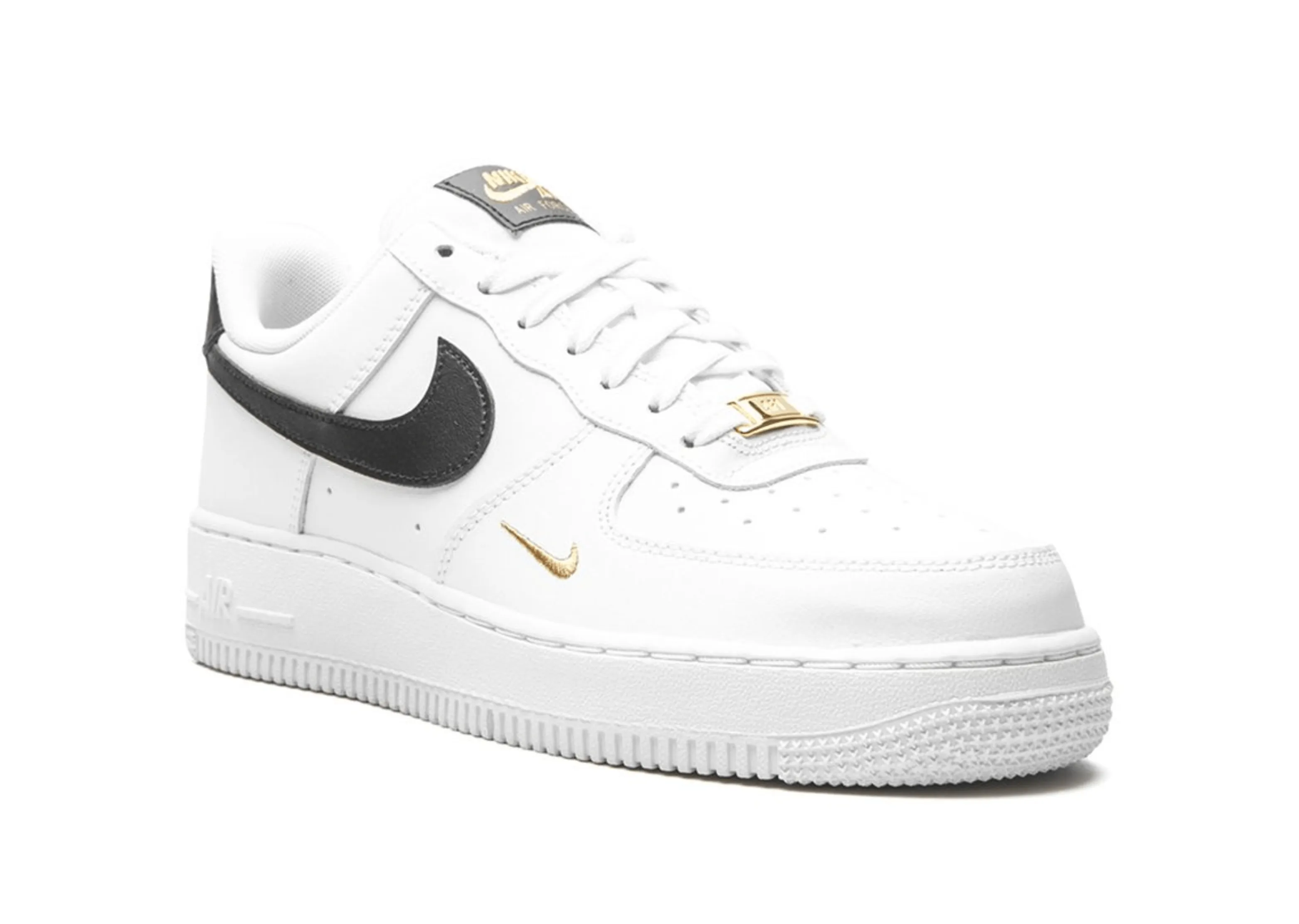 Nike Air Force 1 Low Essentials White Black Gold