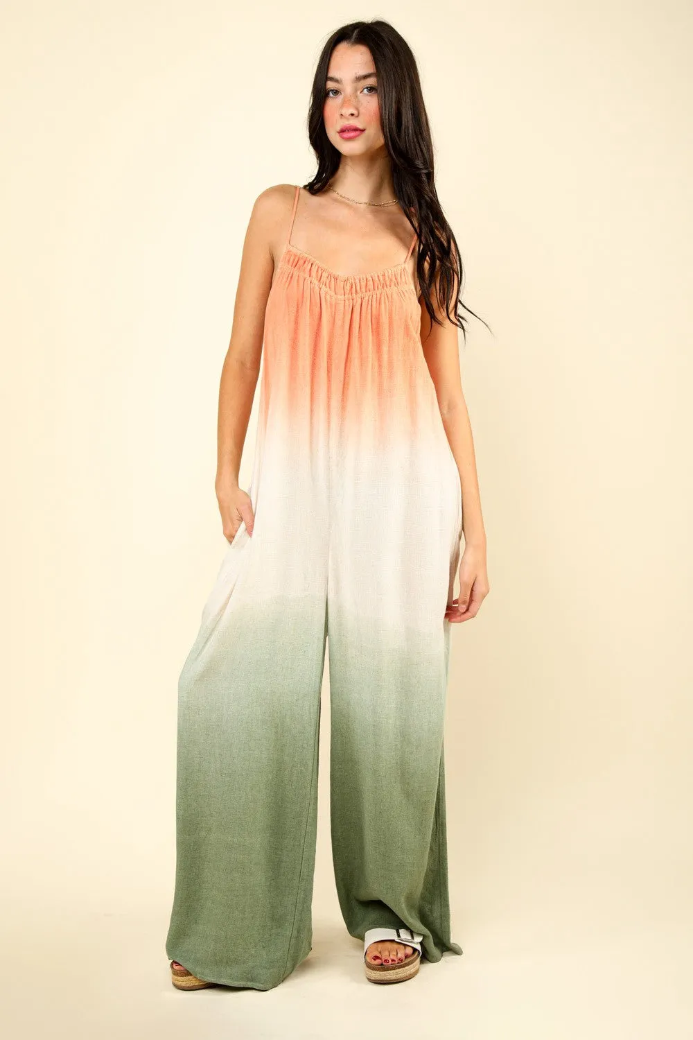 Ombre wide Leg Jumpsuit