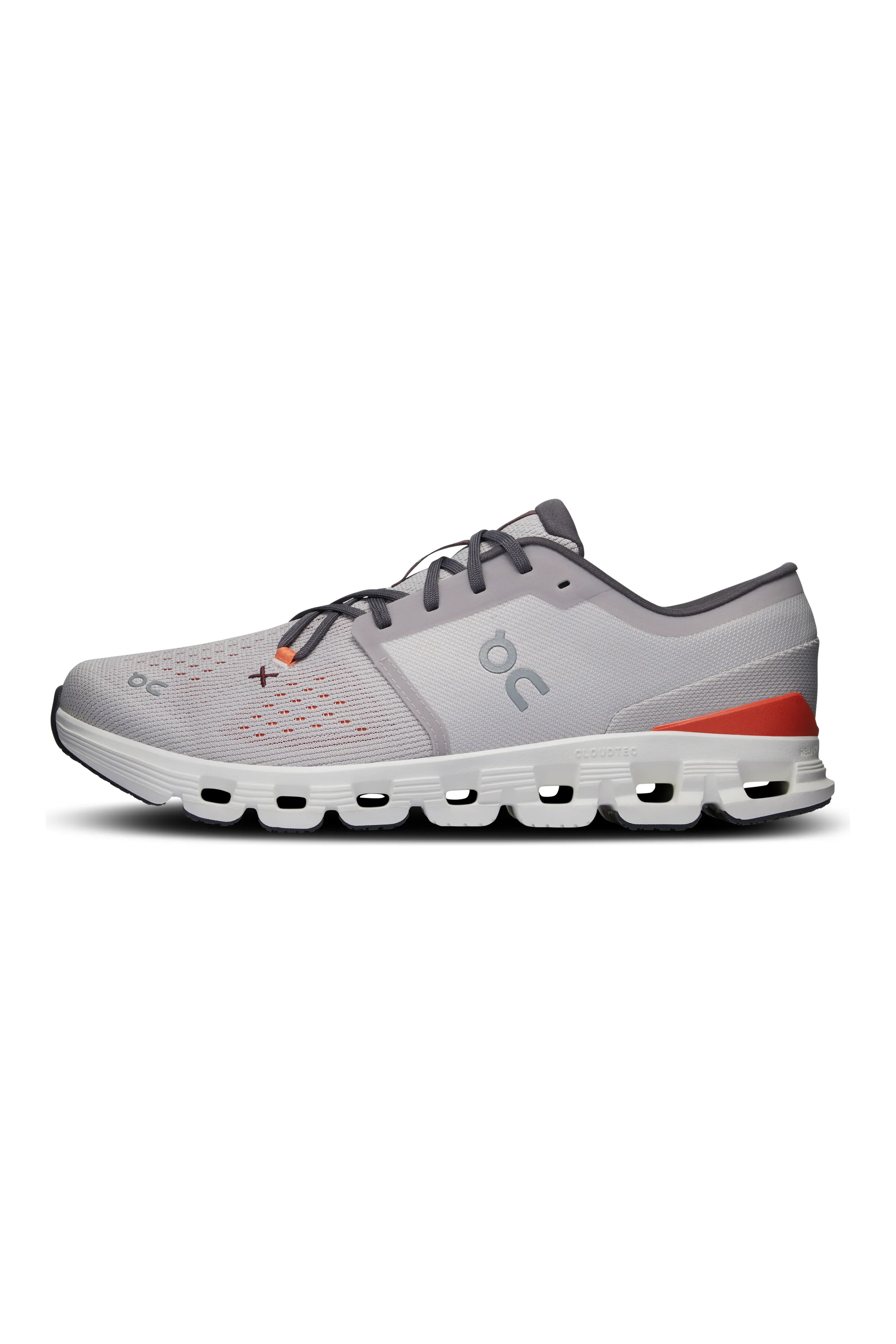 On Running Cloud X 4 Women's Performance Sneakers 3WE30072905 | Silver/Flame