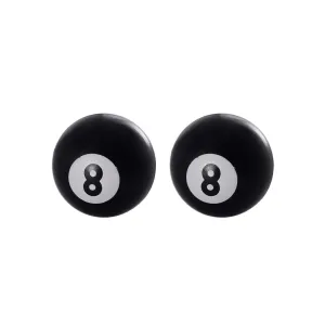 OXFORD 8 BALL VALVE CAPS BLK PAIR (NEW)