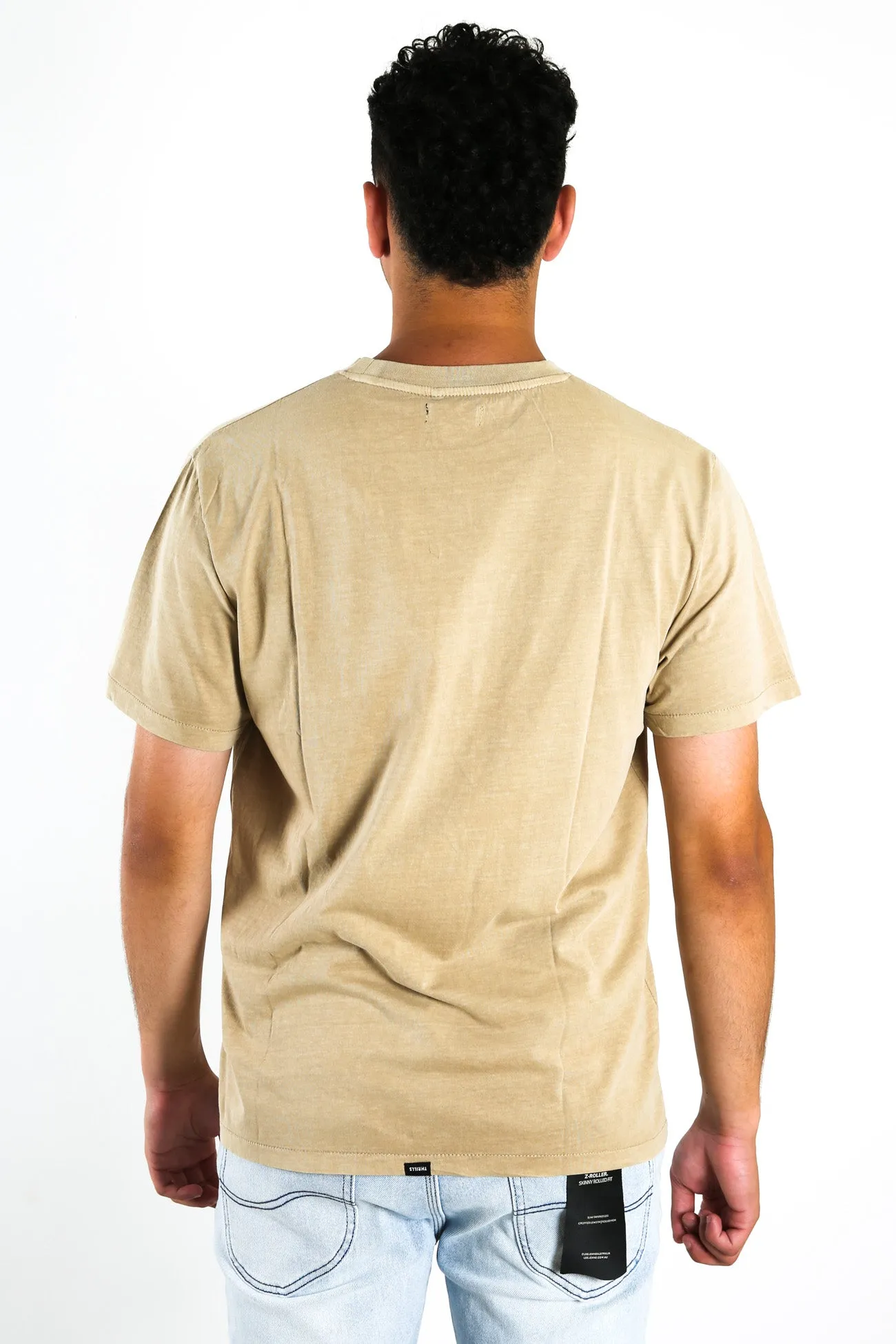 Palmed Thrills Company Merch Fit Tee Washed Tan