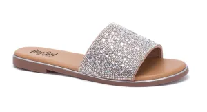 Pizzaz Clear Jeweled Sandal