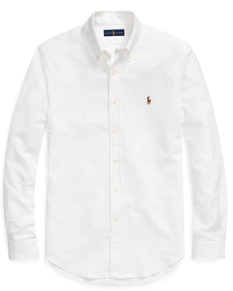 Polo Ralph Lauren Slim Fit Oxford Shirt - White